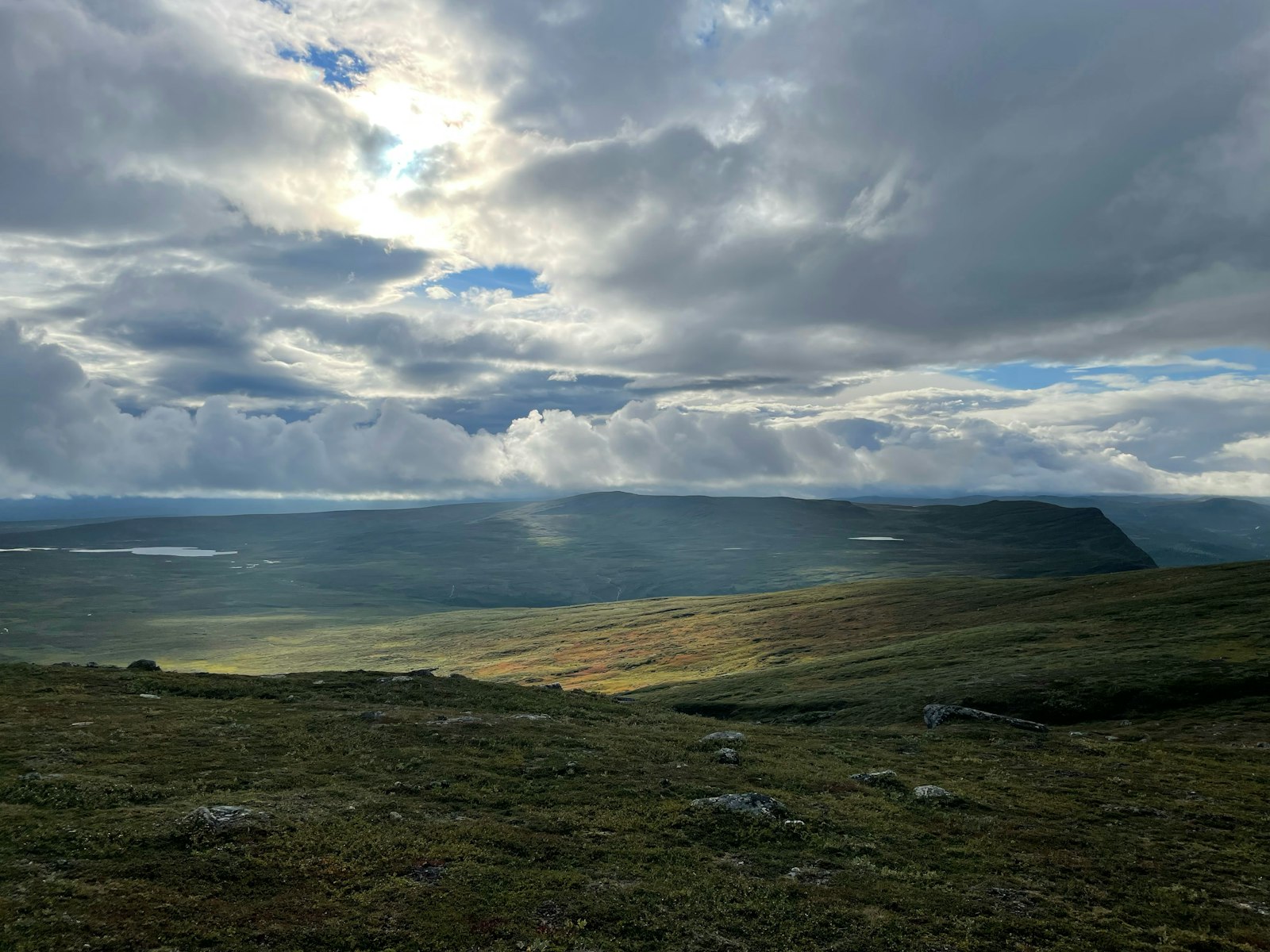 Wide arctic plateau on the Kungsleden, Swedish Lapland