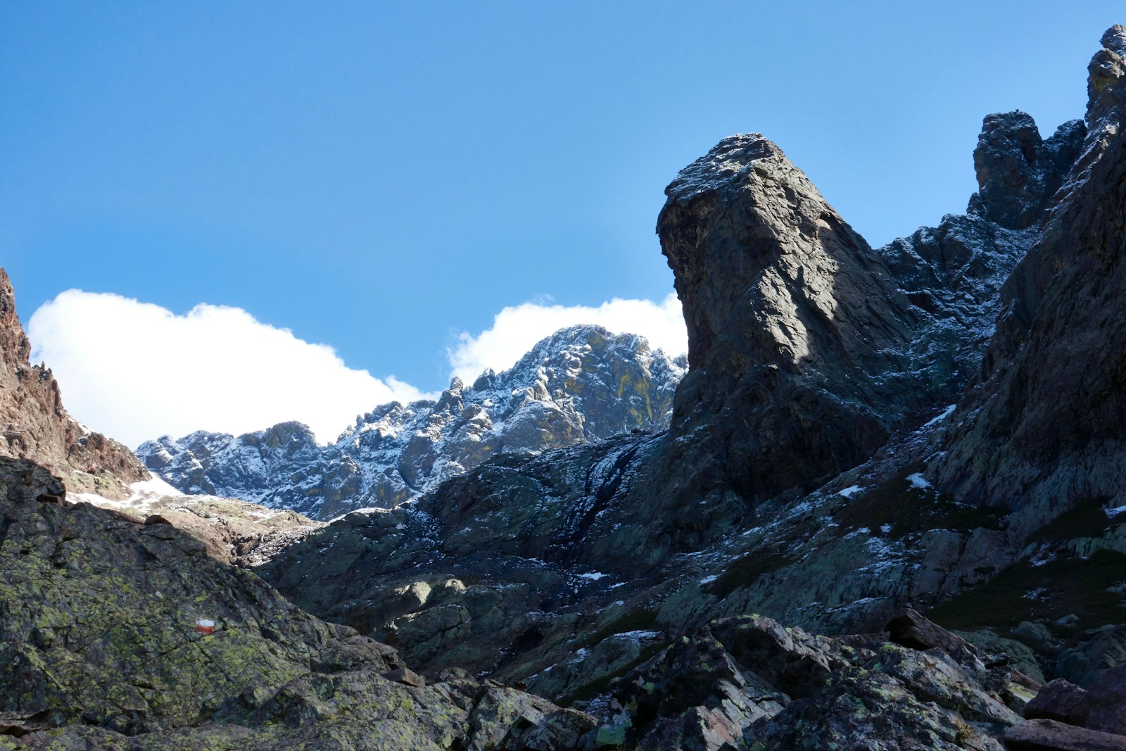 Granite peaks on the GR20 ridge, Corsica